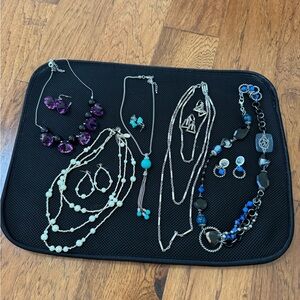 VINTAGE 70’s 80’s & 90”s NECKLACE & MATCHING EARRINGS/ PERSONAL COLLECTION
